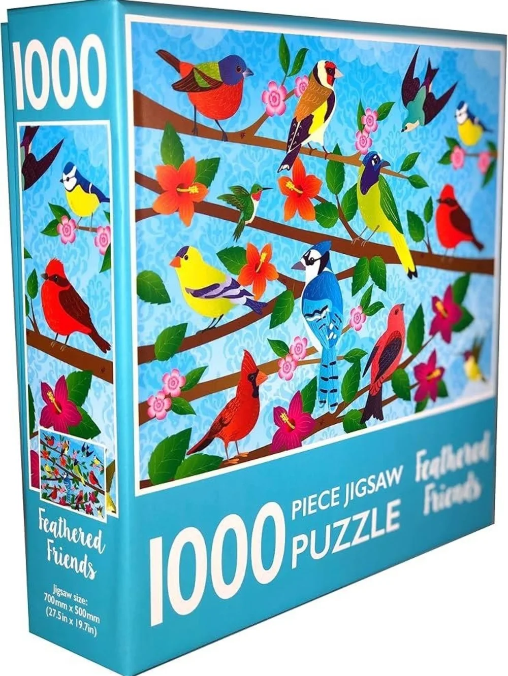 1000-Piece Jigsaw Puzzle - Bright Blue